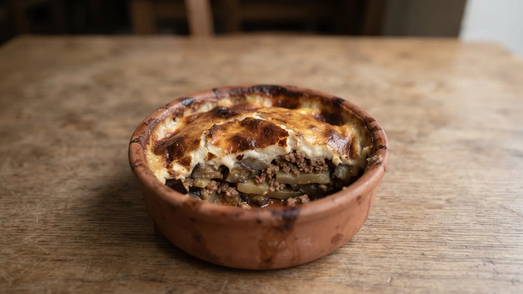 AI-made picture of Moussaka