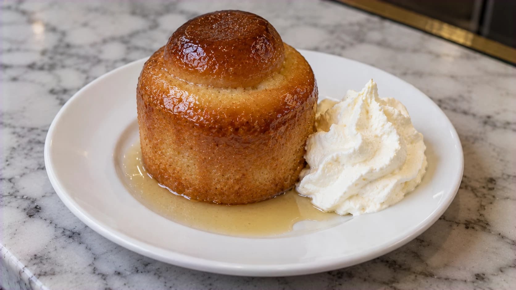 AI-made picture of Baba au rhum