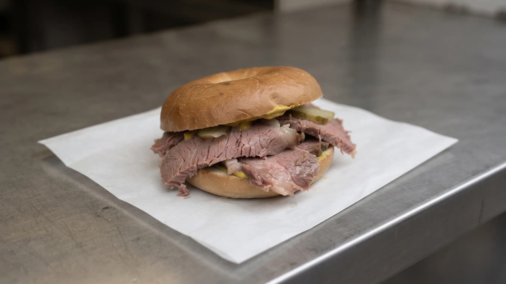 AI-made picture of Salt beef