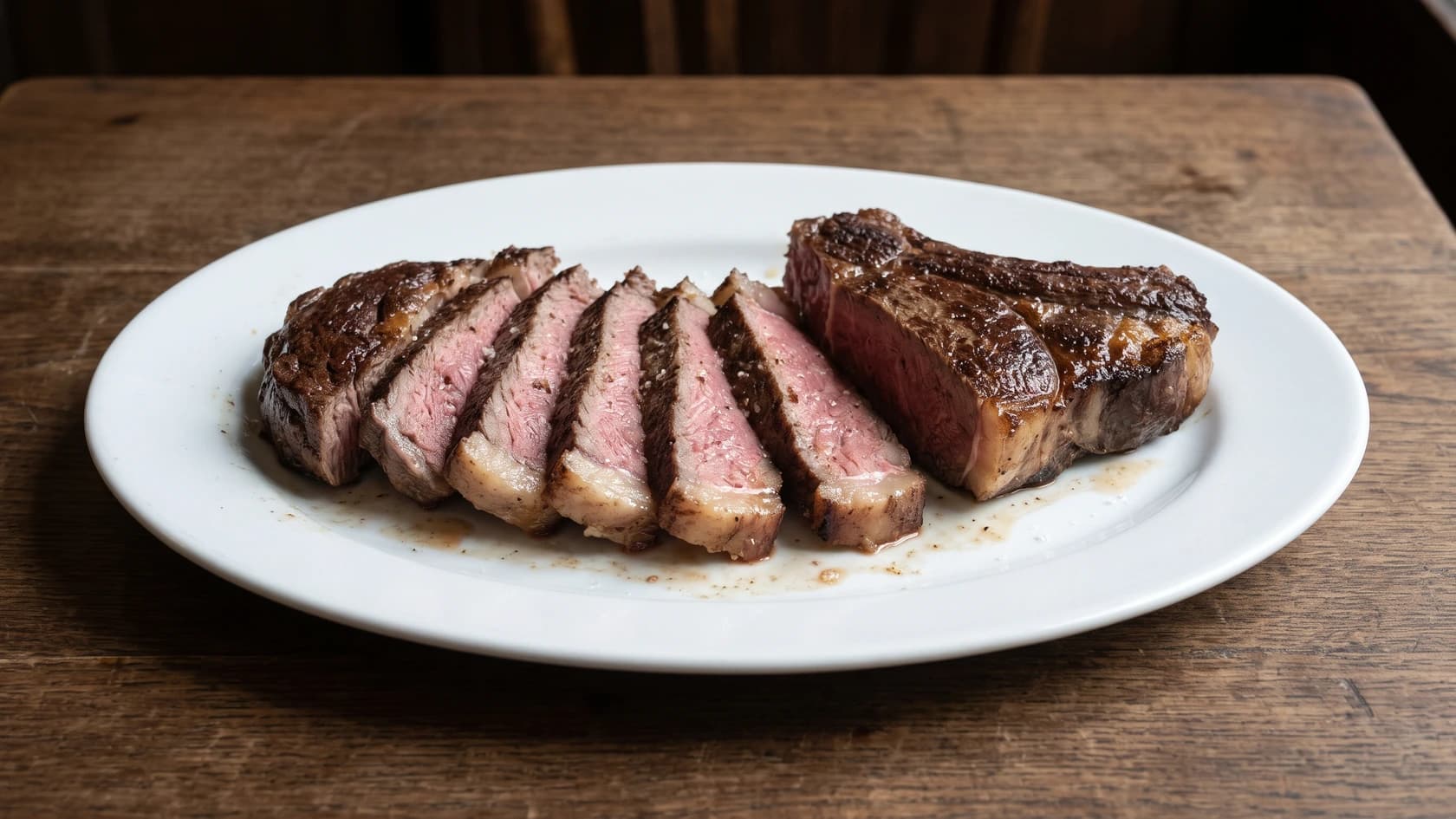 AI-made picture of Steak-frites