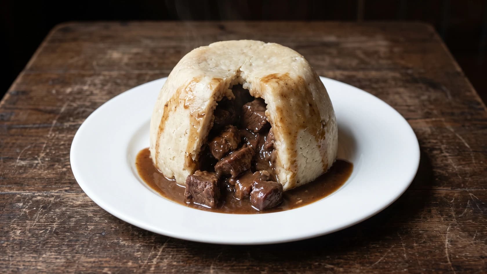 AI-made picture of Steak and kidney