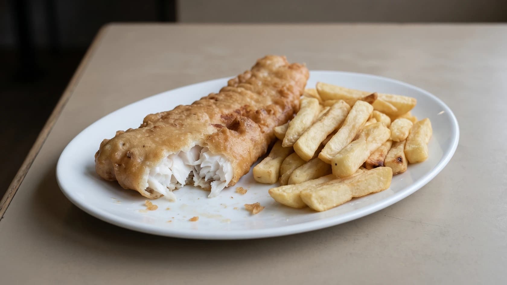 AI-made picture of Fish and chips