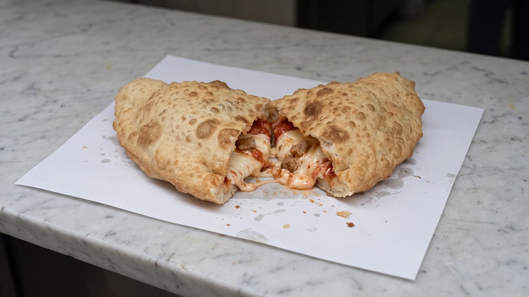 AI-made picture of Pizza fritta