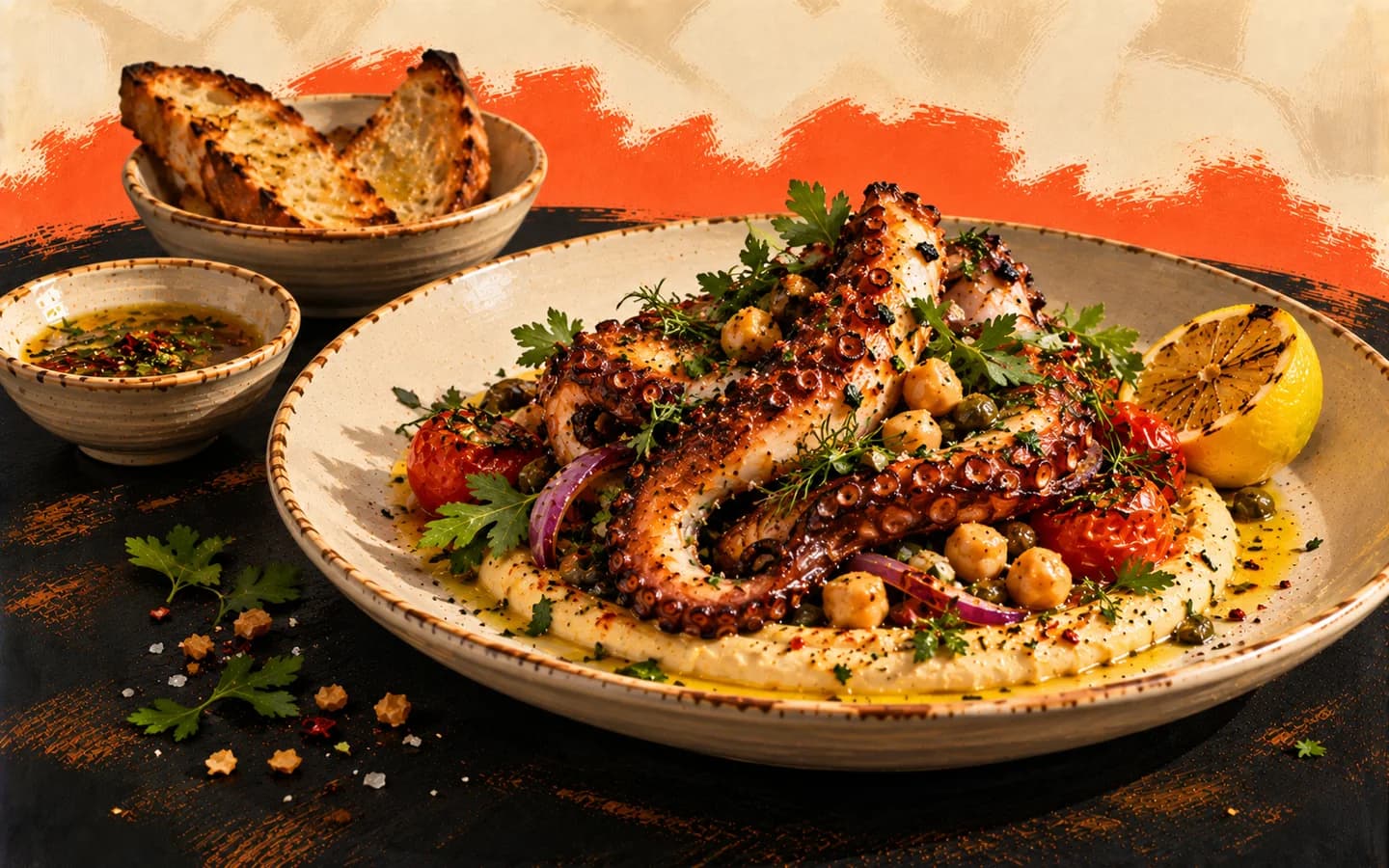 AI-made picture of Octopus