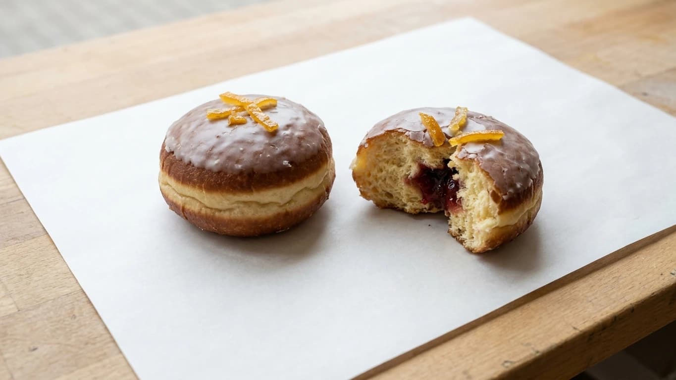 AI-made picture of Pączki