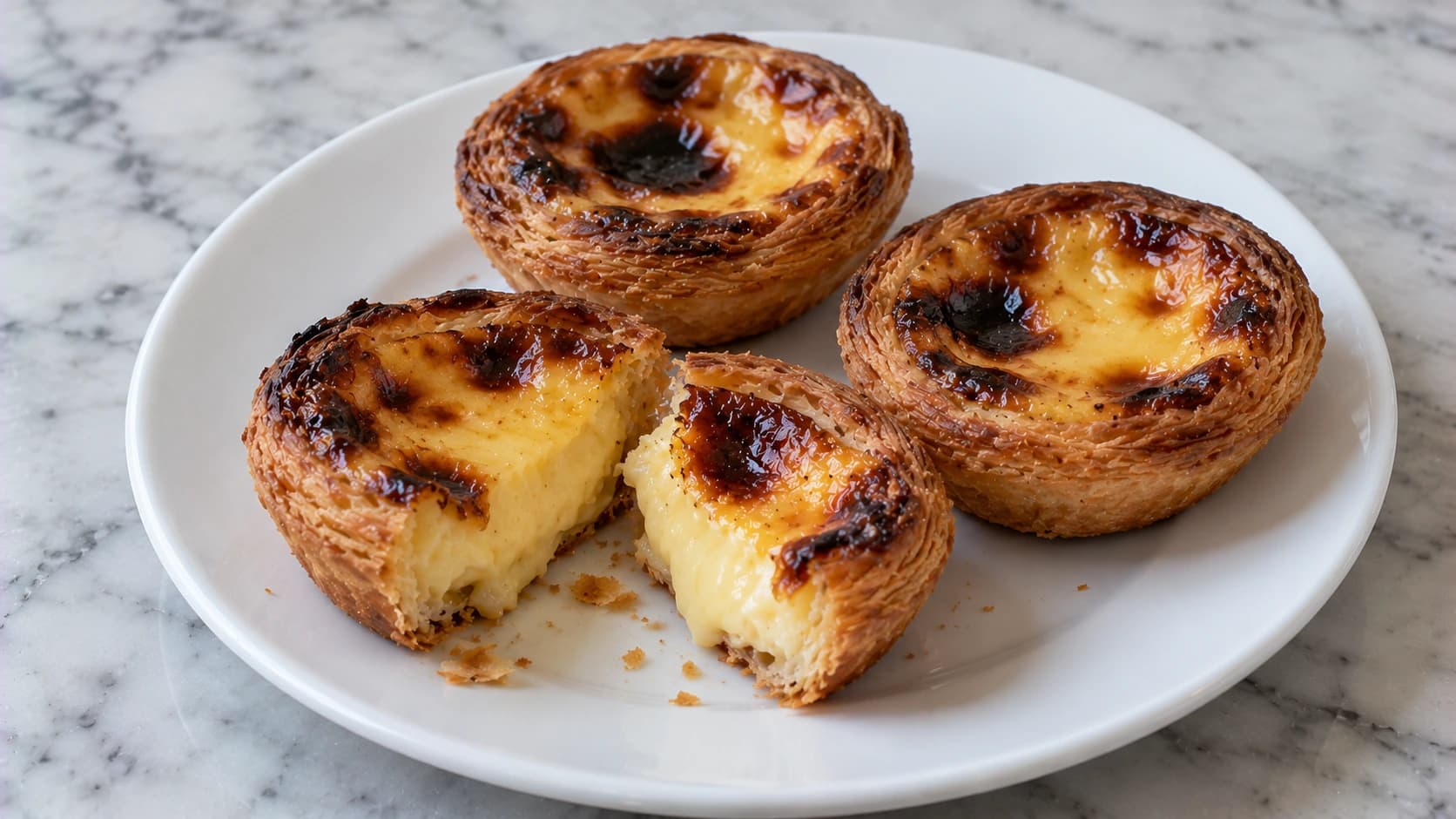 AI-made picture of Pastel de nata