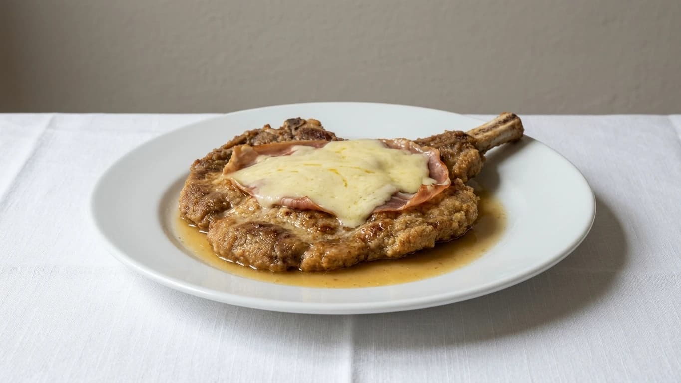 AI-made picture of Cotoletta alla bolognese