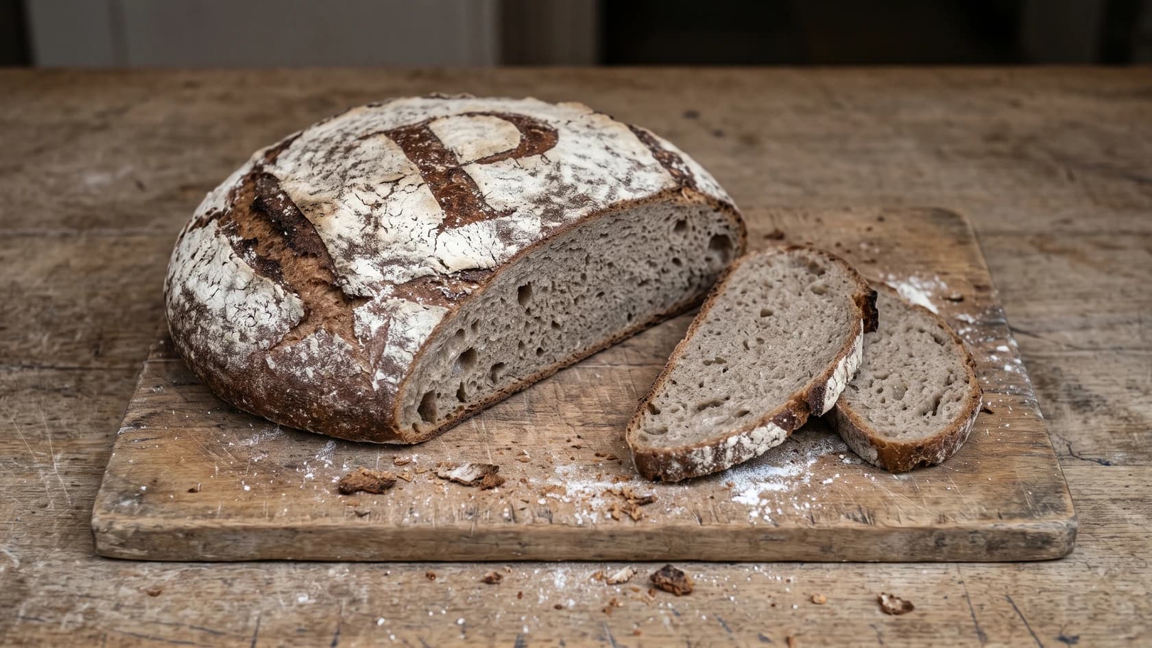 AI-made picture of Pain au levain