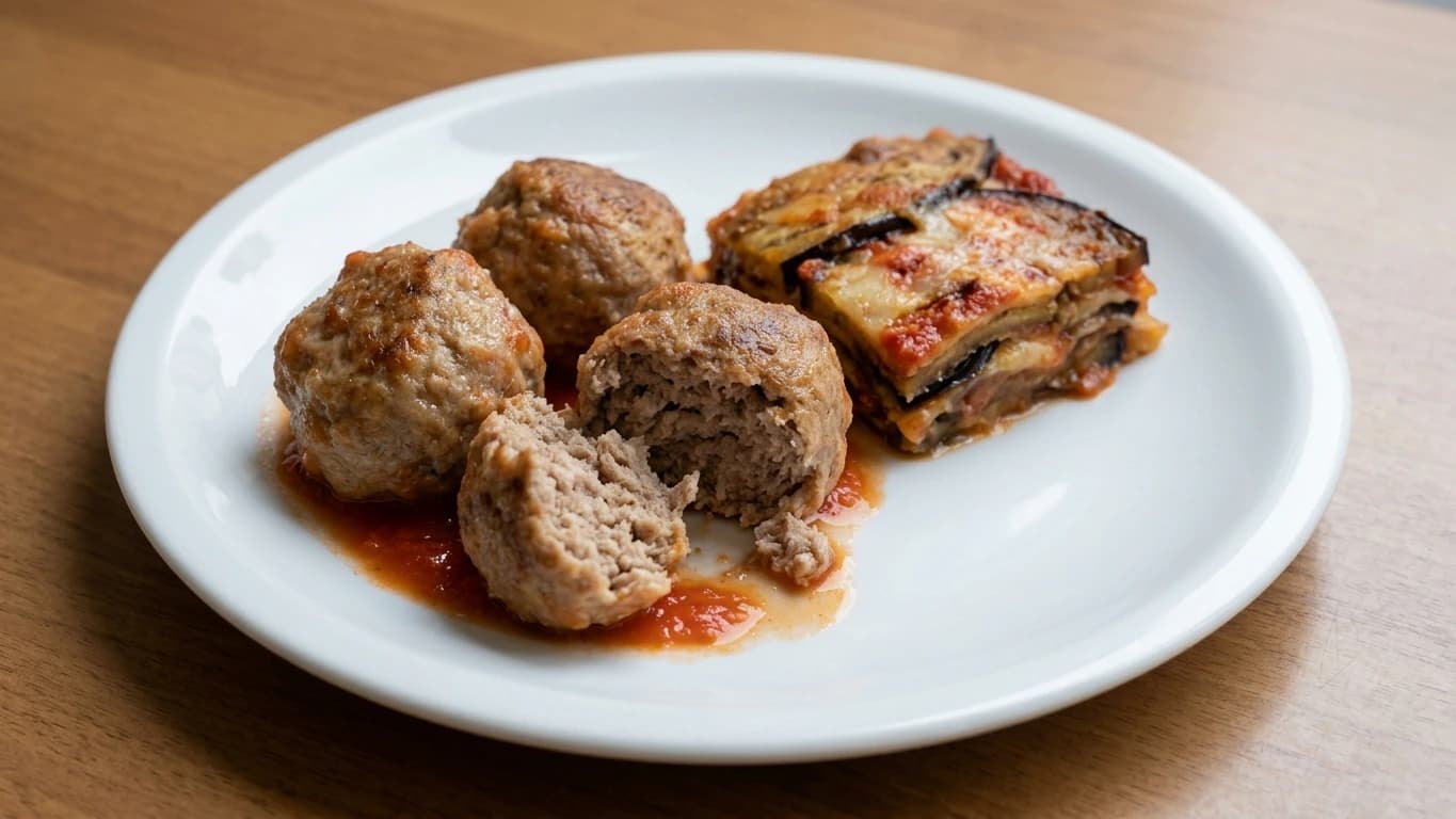 AI-made picture of Polpette al ragù