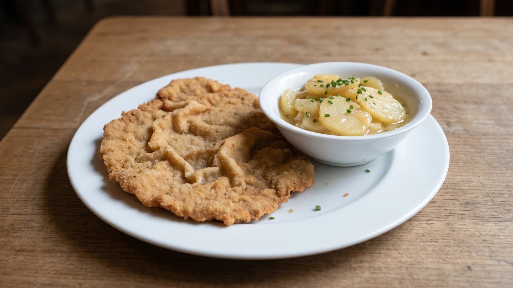 AI-made picture of Wiener Schnitzel