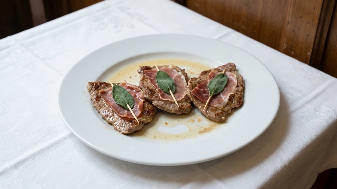AI-made picture of Saltimbocca