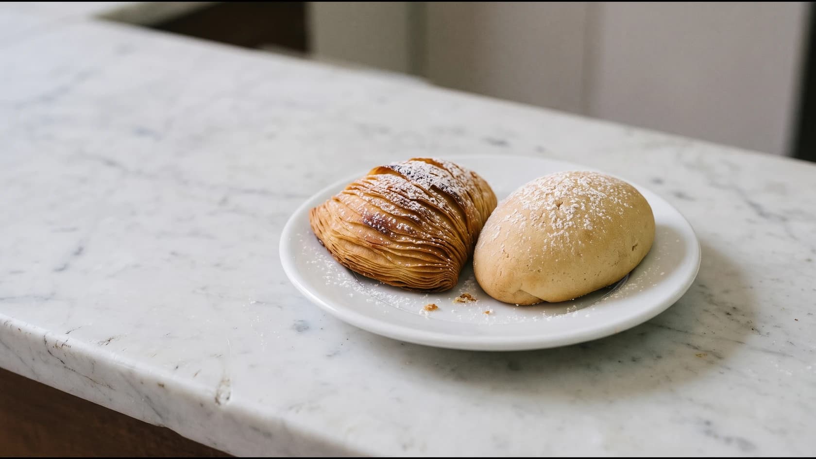 AI-made picture of Sfogliatella