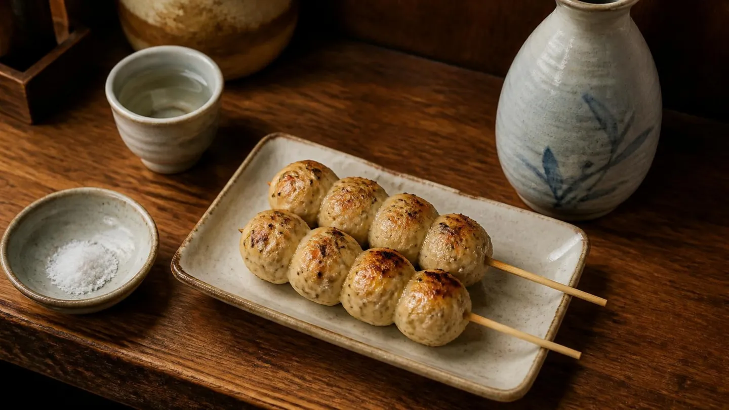 Dango, the minced-chicken skewer
