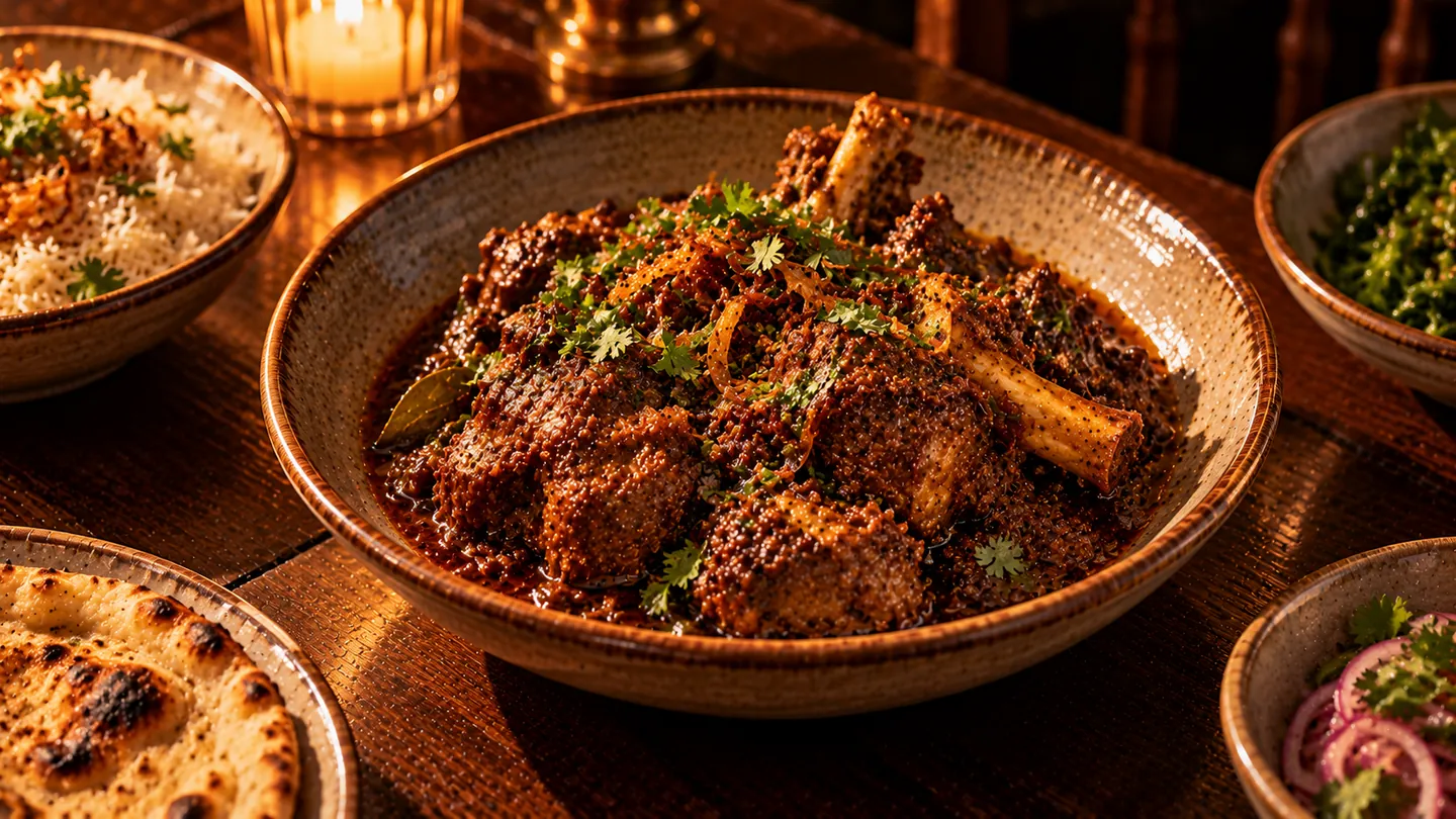 AI-made picture of Kosha Mangsho