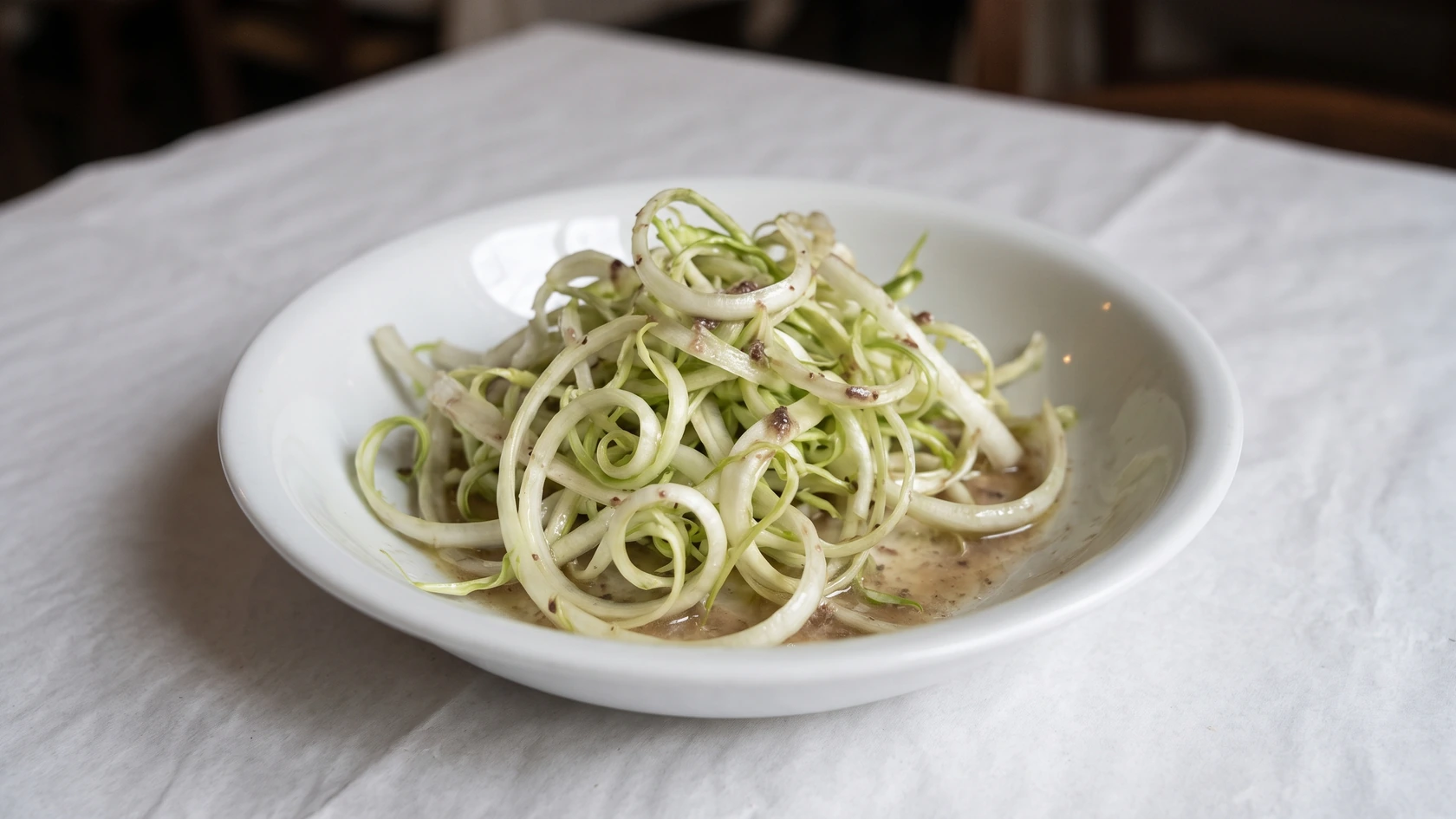 AI-made picture of Puntarelle con salsa di alici