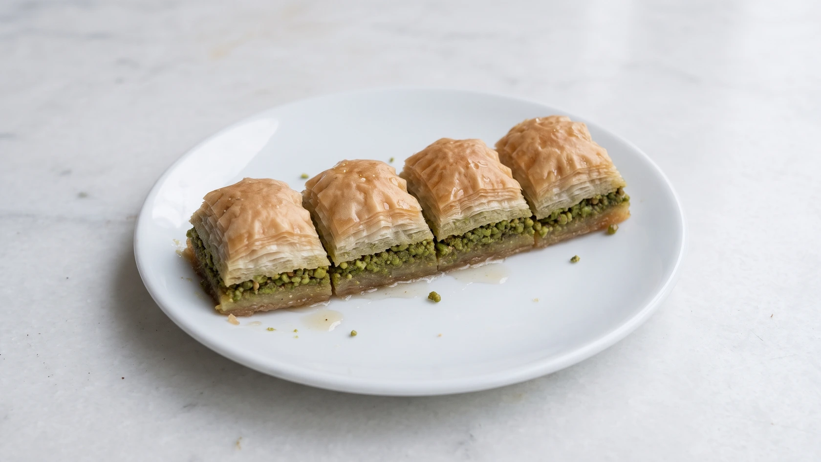 AI-made picture of Fıstıklı baklava