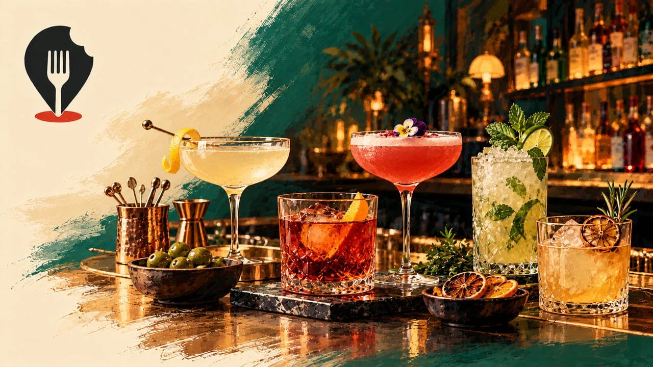AI-made picture of Martini and Negroni