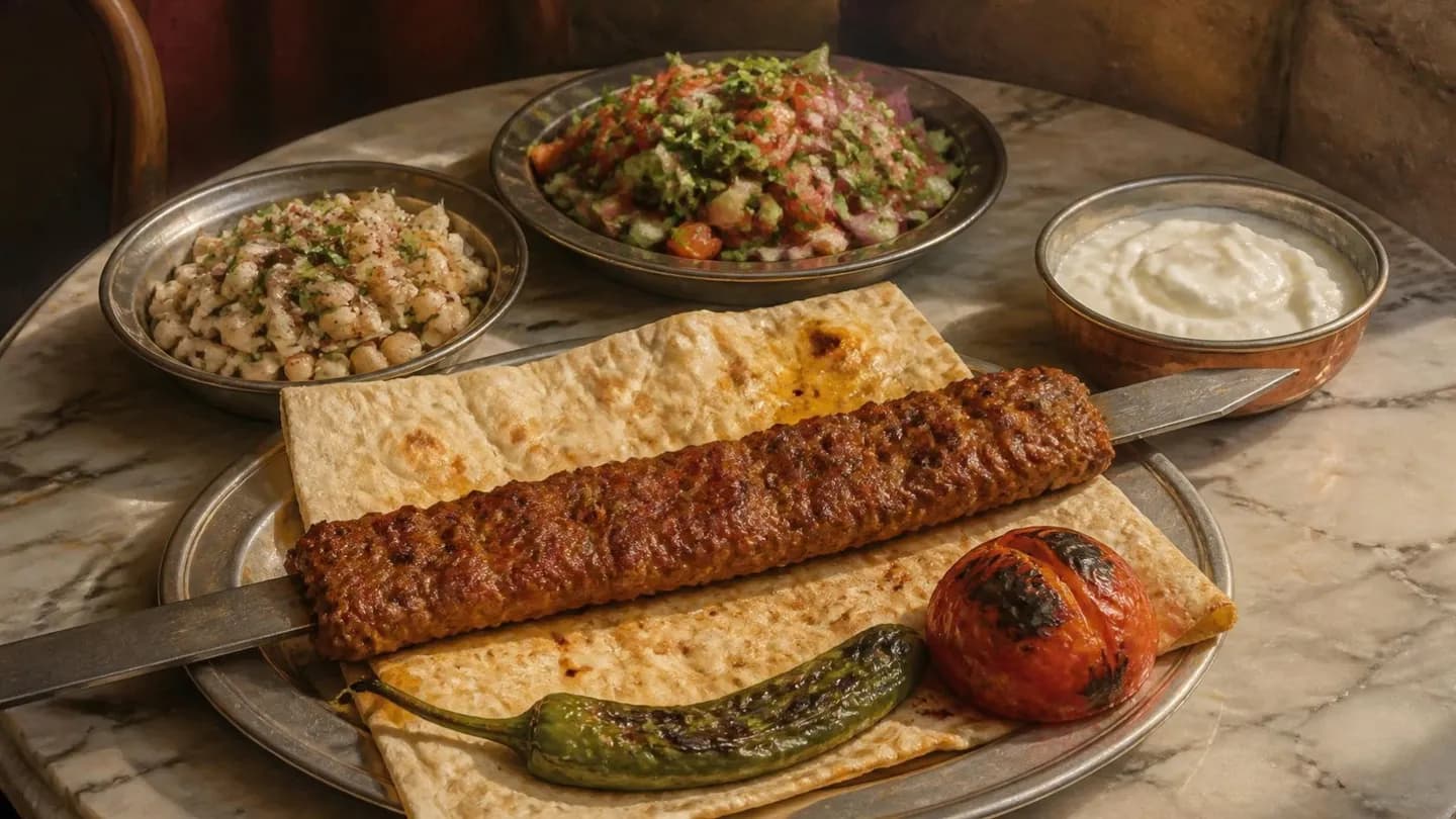 AI-made picture of Adana kebab