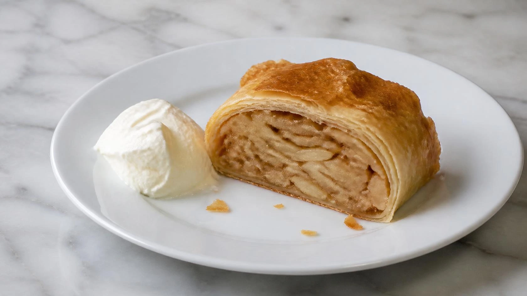 AI-made picture of Apfelstrudel