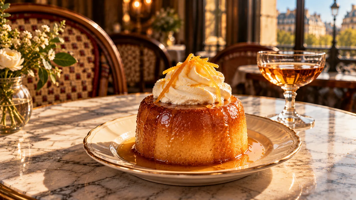 AI-made picture of Baba au rhum
