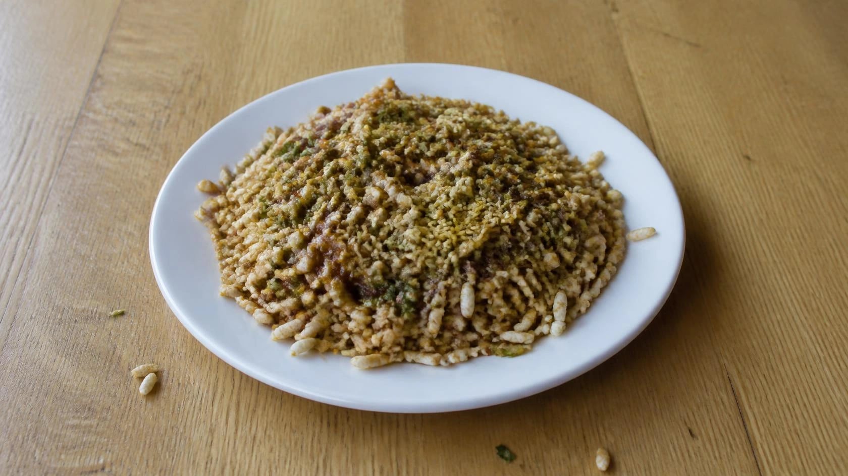 AI-made picture of Bhel poori