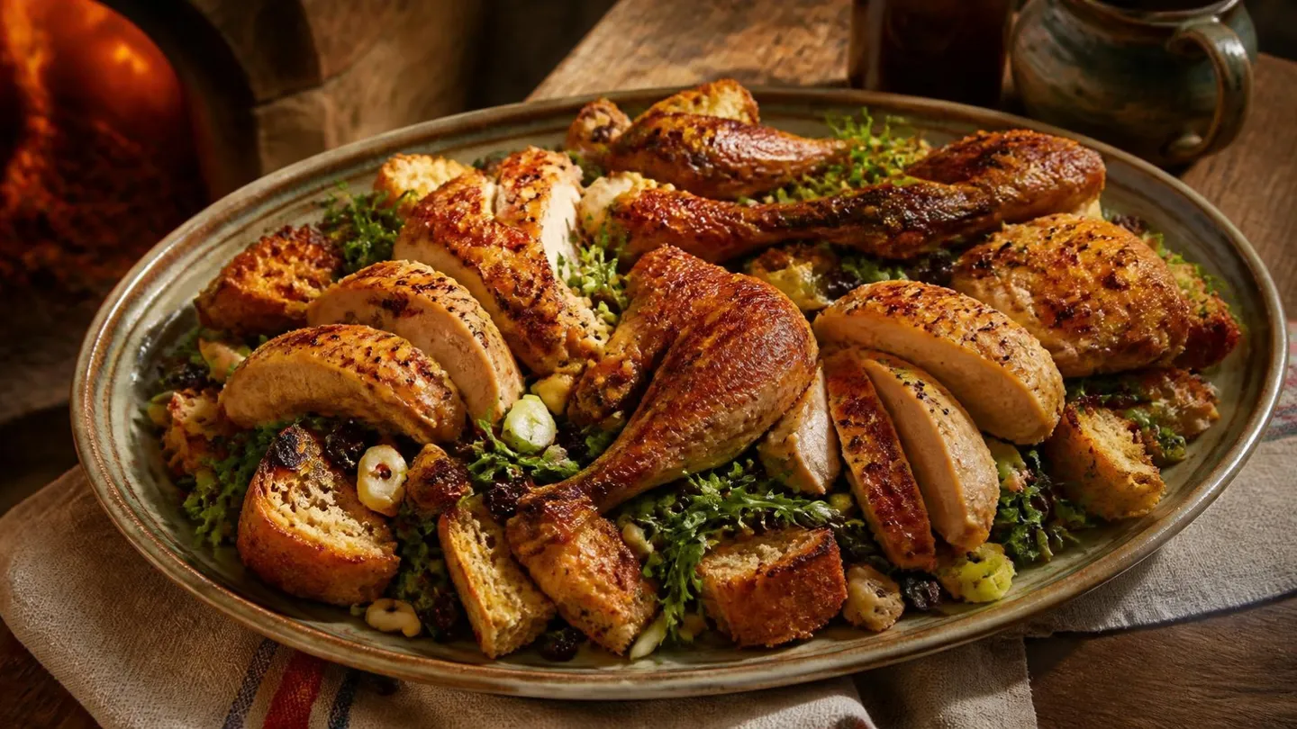 AI-made picture of Chicken for two