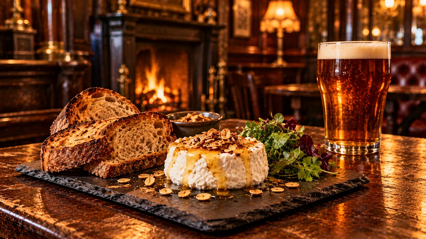 AI-made picture of Homemade traditional Croudie cheese