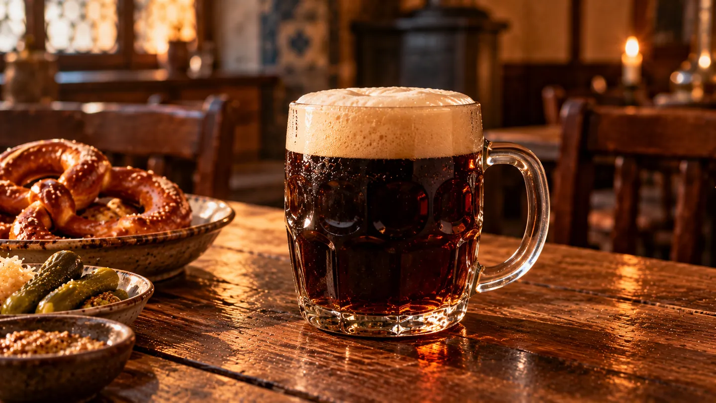 AI-made picture of Dark Lager
