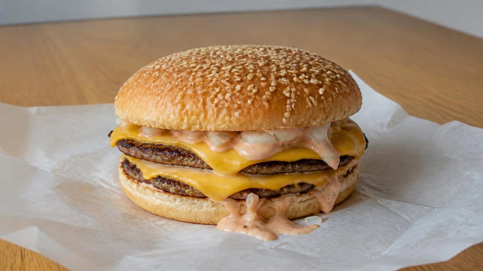 AI-made picture of Double Cheeseburger