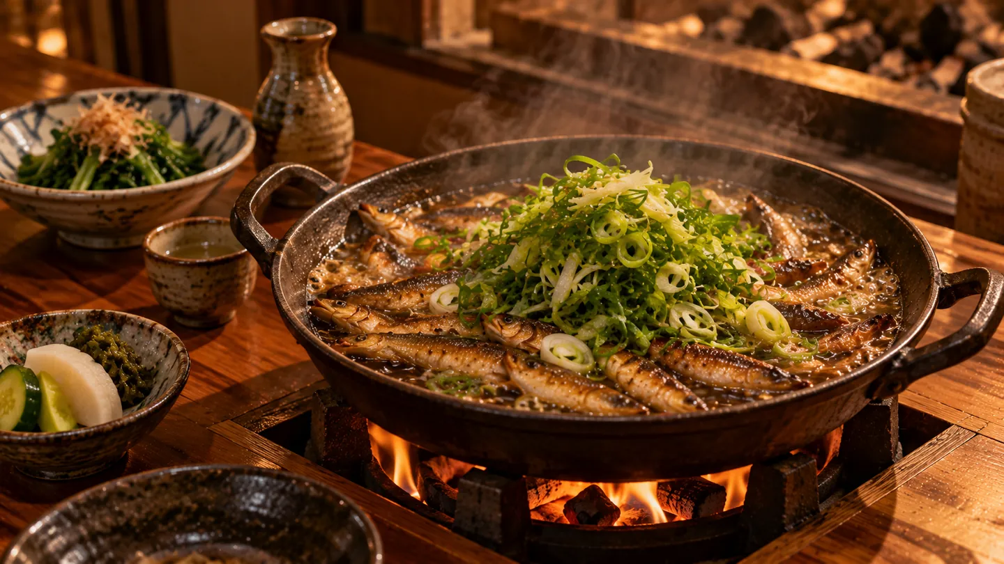 AI-made picture of Dozeu nabe (どぜうなべ)