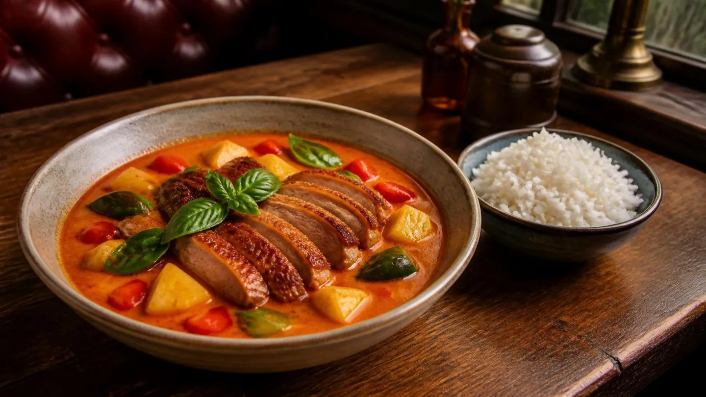 AI-made picture of Duck Curry