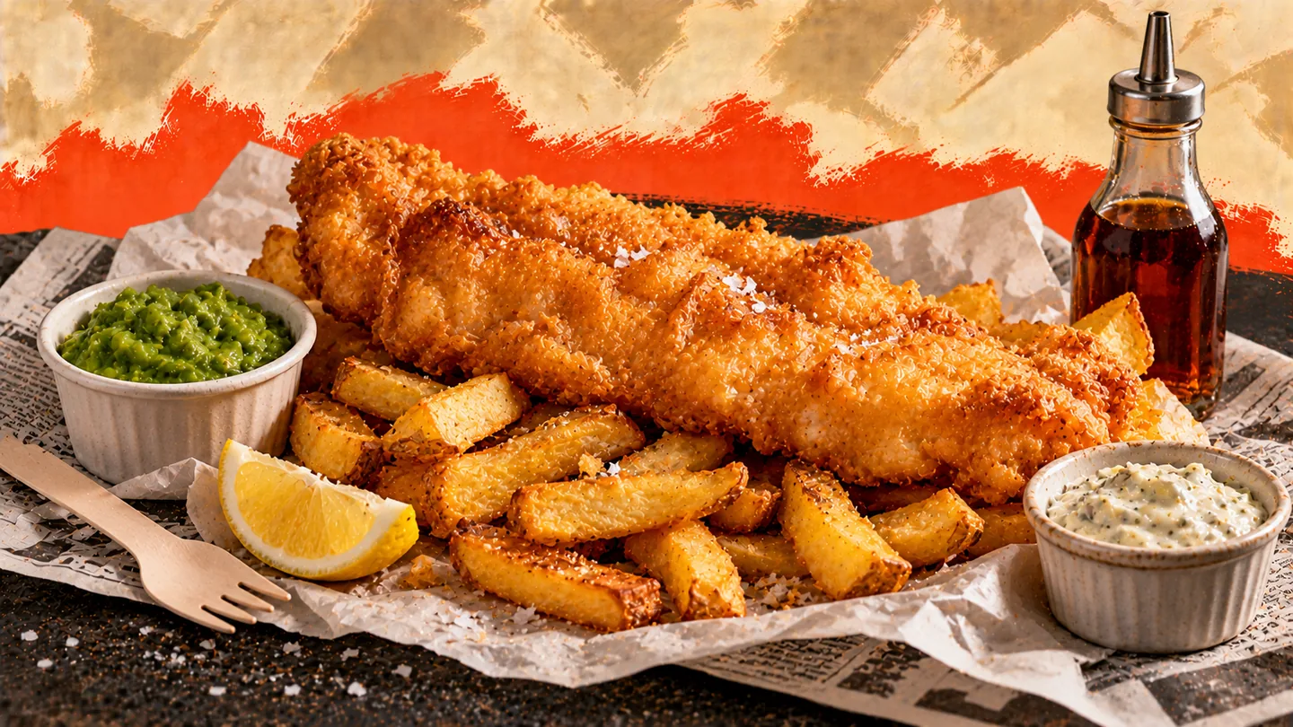 AI-made dish picture for The Fryer's Delight