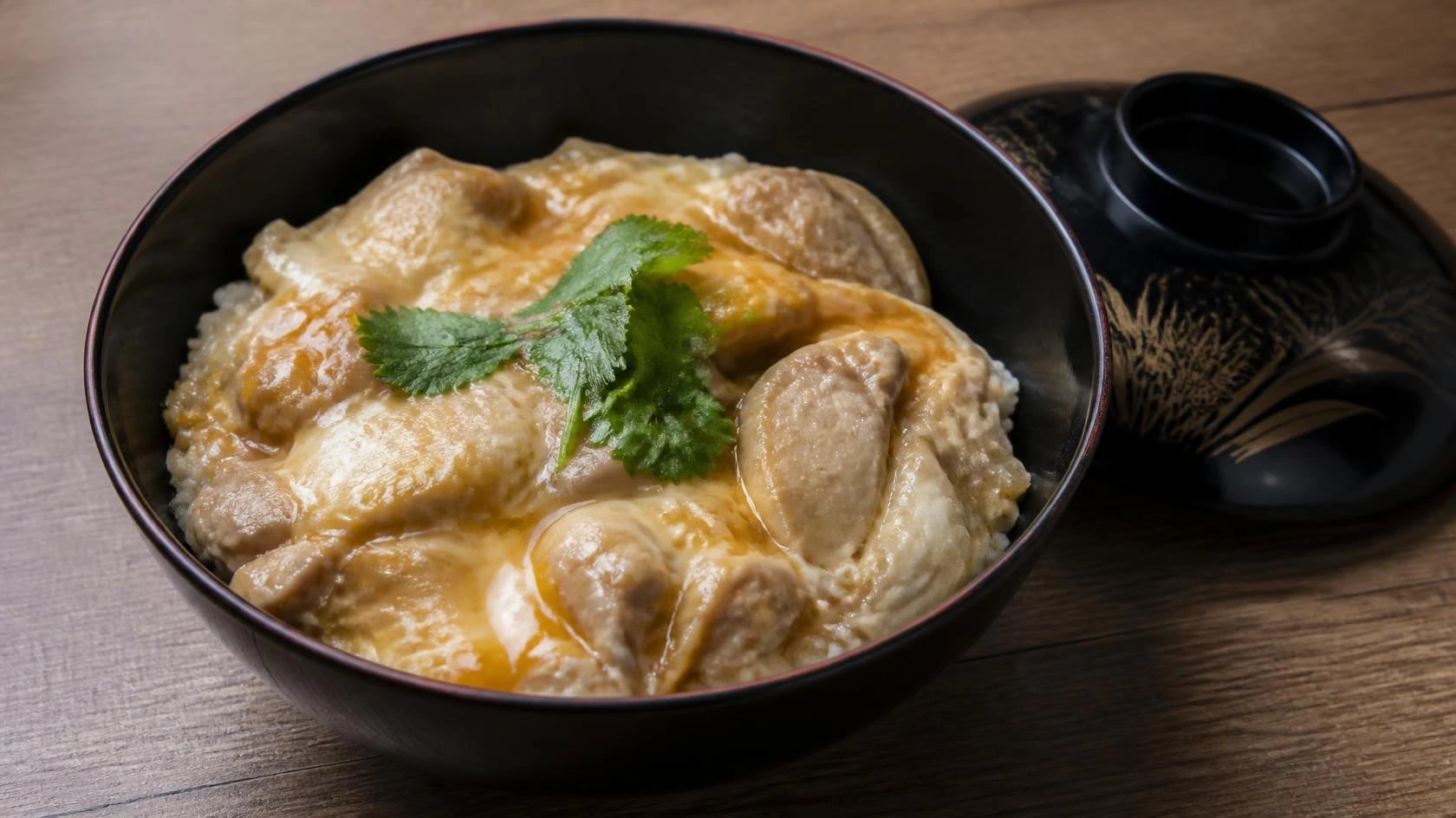 AI-made picture of Genso oyakodon (元祖親子丼)