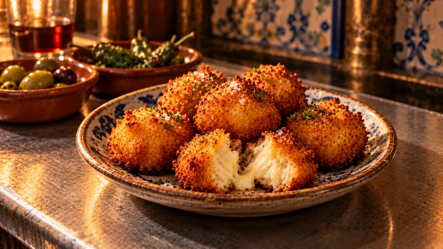 AI-made picture of Buñuelitos de Idiazabal