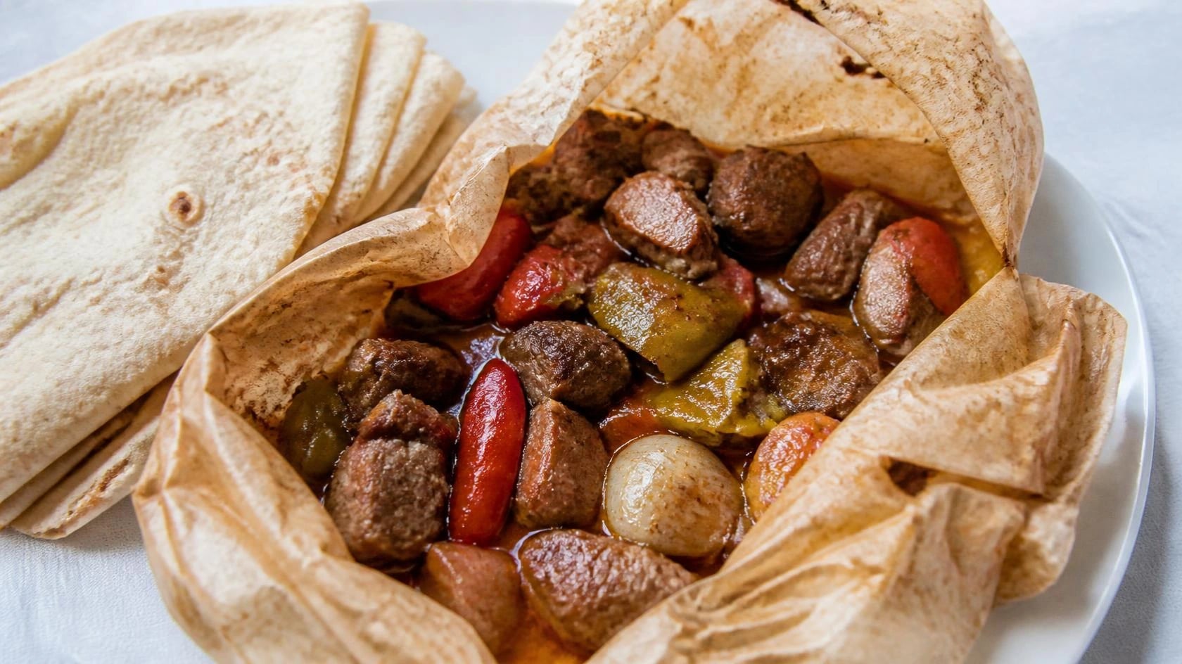 AI-made picture of Kağıt kebabı
