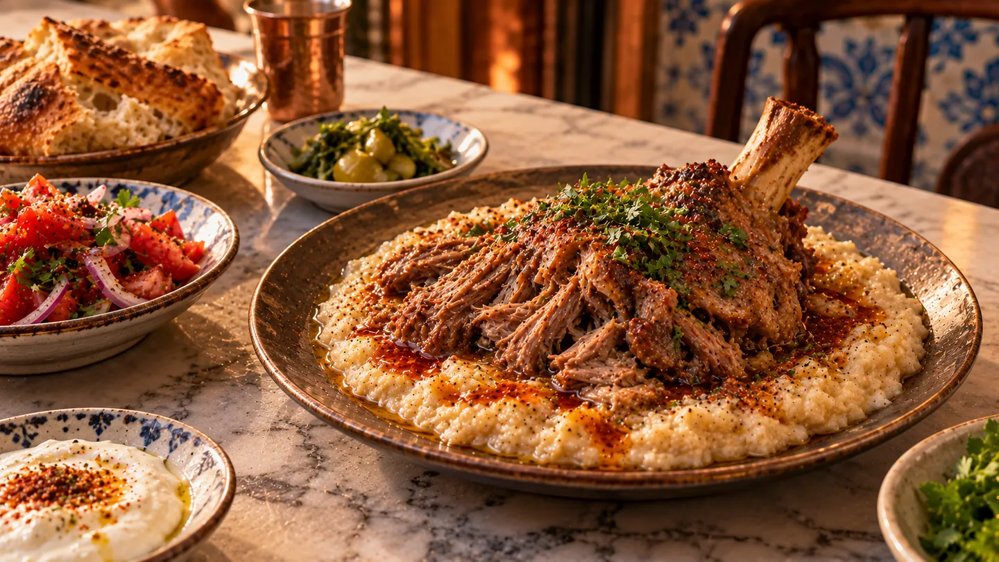 AI-made picture of Keşkekli Kebap