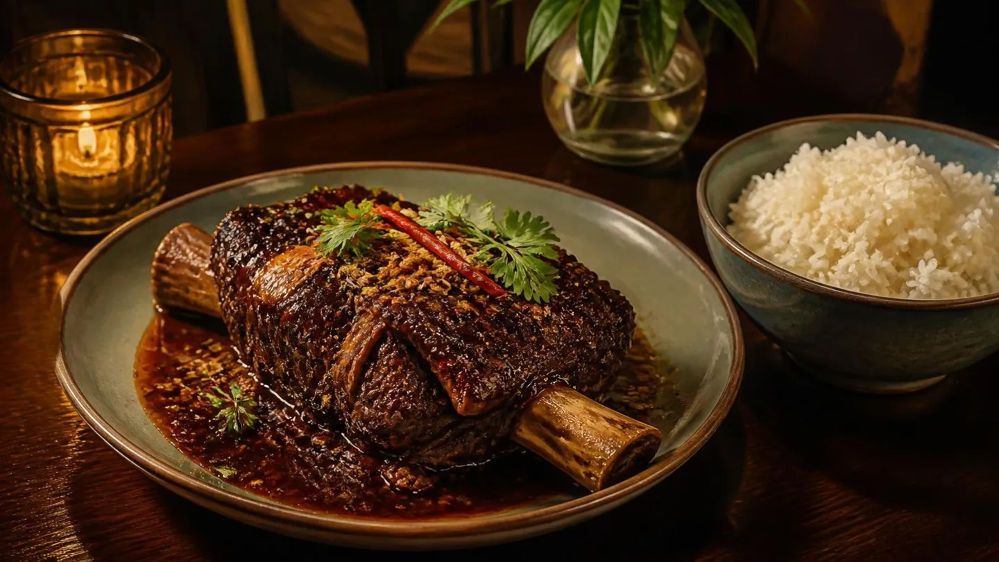 AI-made picture of Lamb short rib