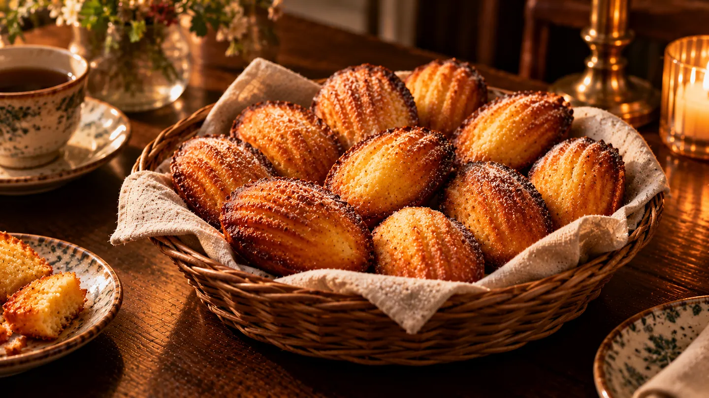 AI-made picture of Madeleines