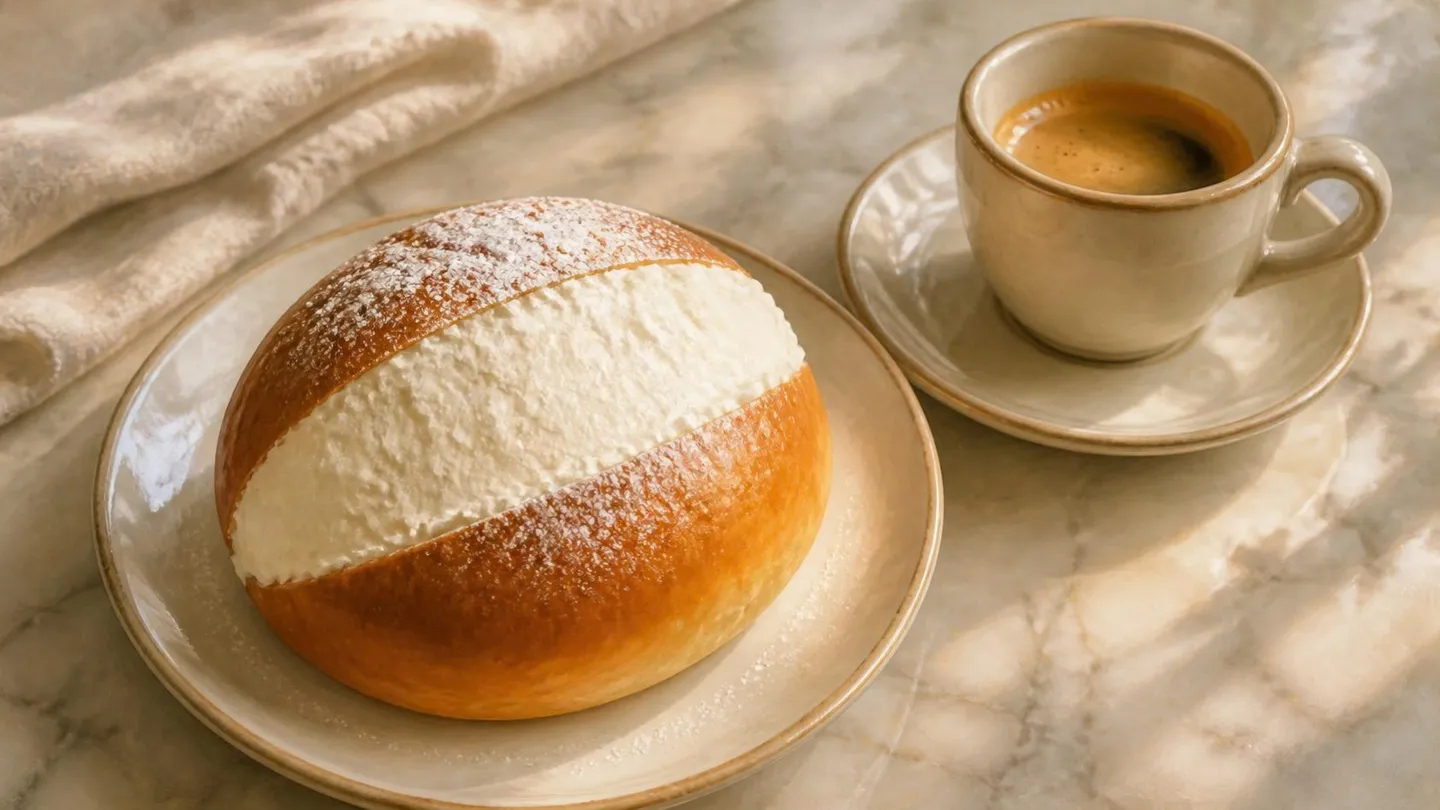 AI-made picture of Maritozzo con la panna