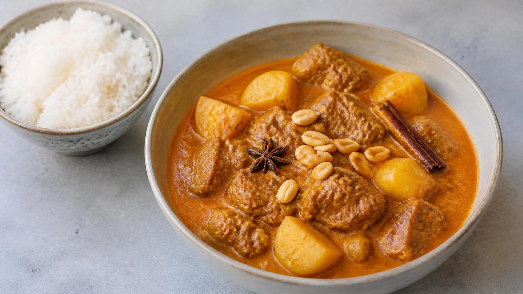 AI-made picture of Bank’s Massaman Curry