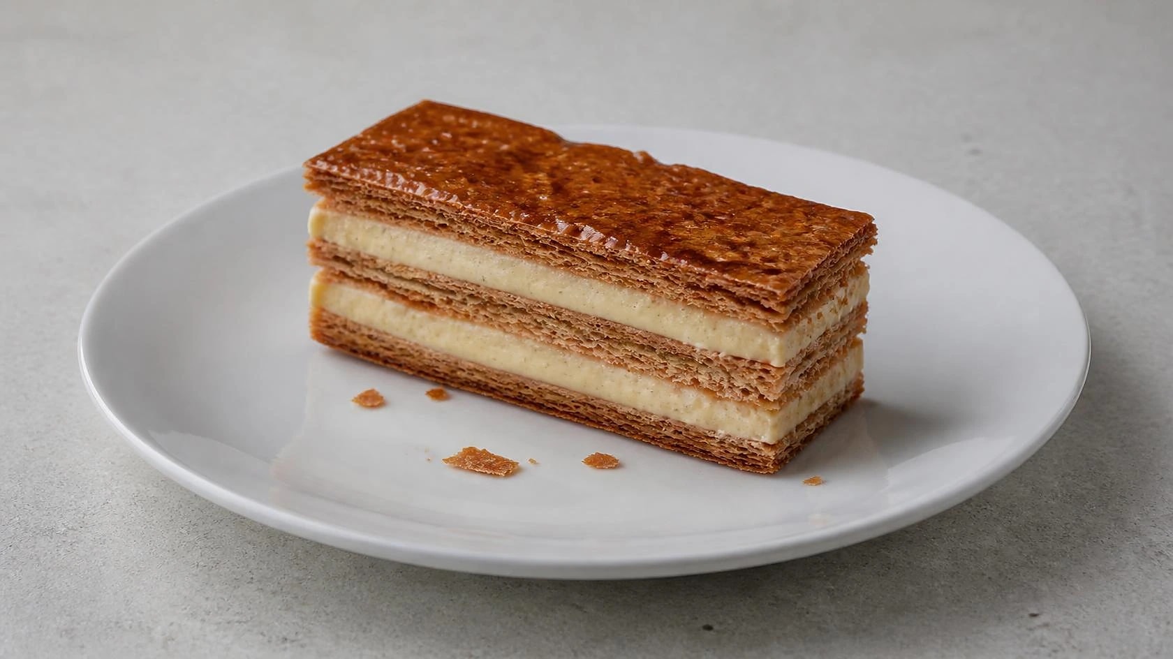 AI-made picture of Millefeuille à la Vanille
