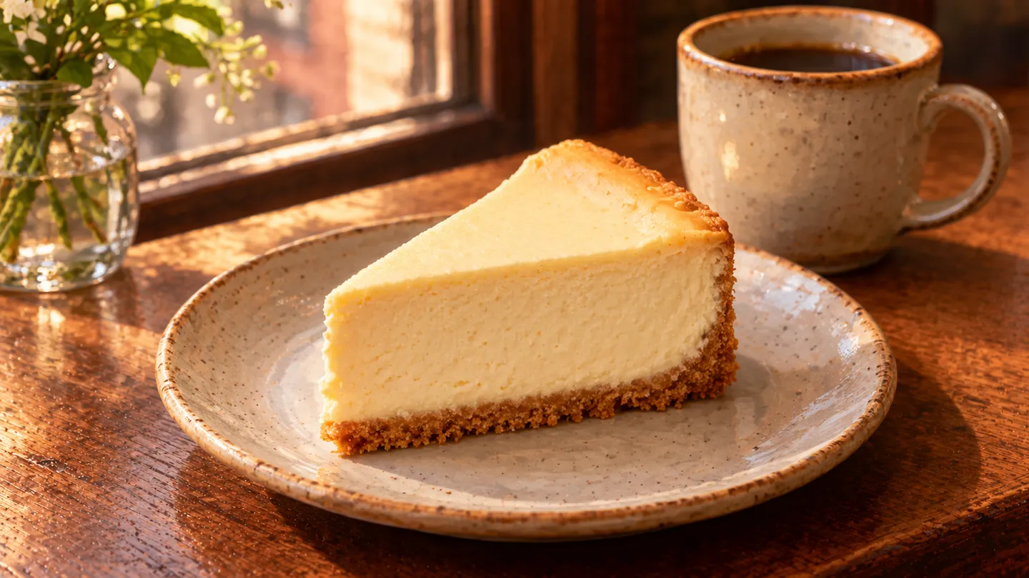 AI-made picture of Plain Cheesecake