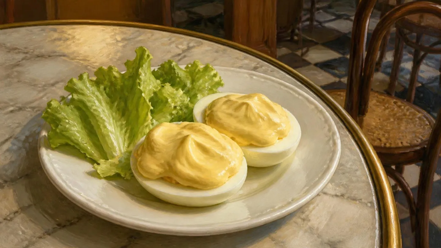 AI-made picture of Œuf mayonnaise