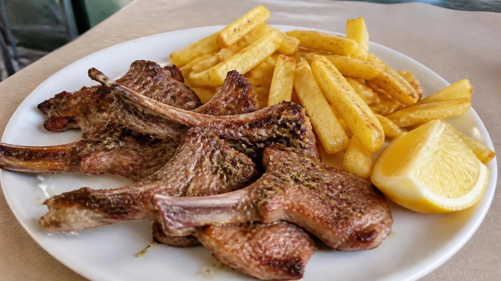 AI-made picture of Lamb chops
