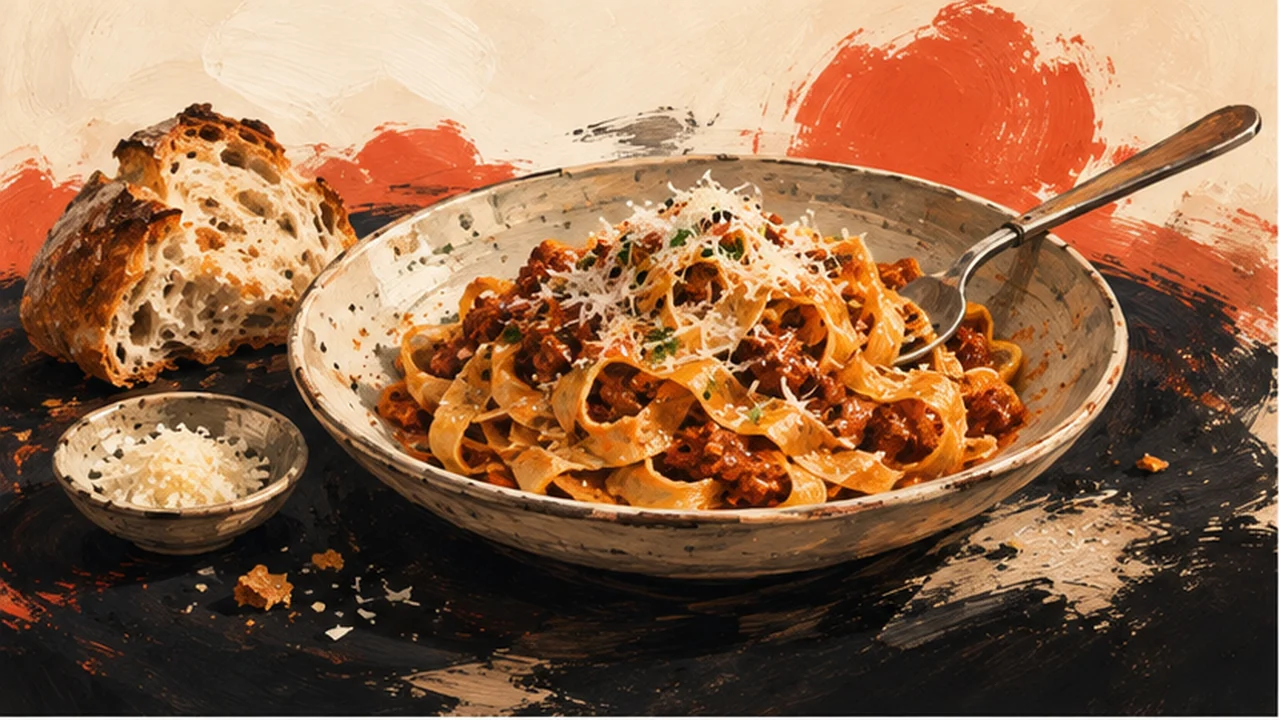 AI-made dish picture for Padella