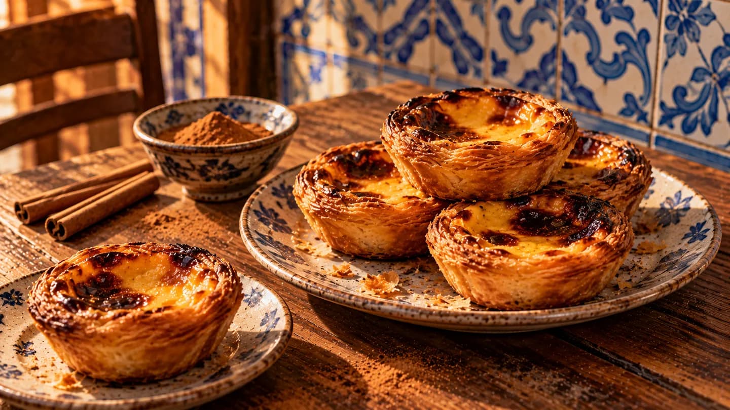 AI-made picture of Pastel de nata