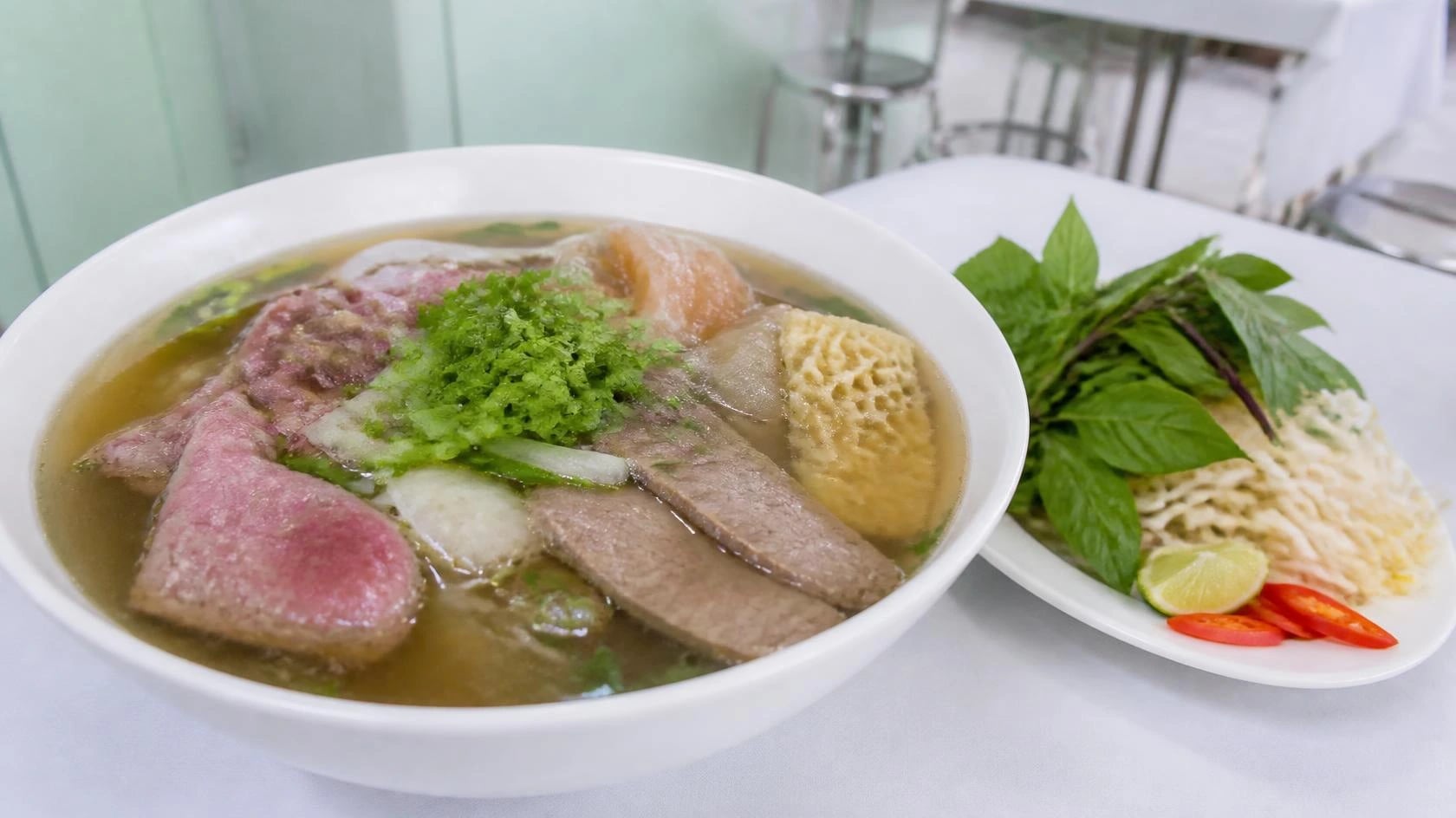 AI-made picture of Phở combo beef