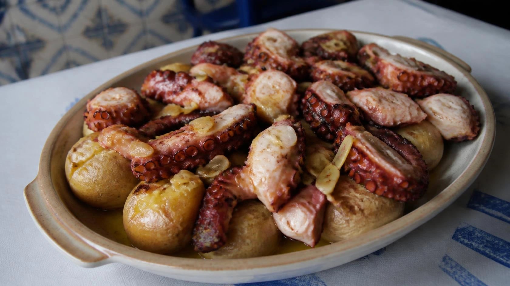 AI-made picture of Polvo à lagareiro