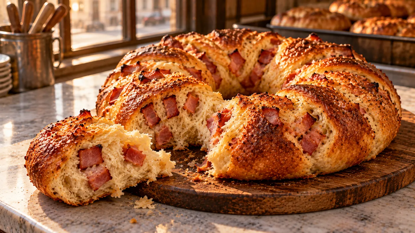 AI-made picture of Prosciutto Bread