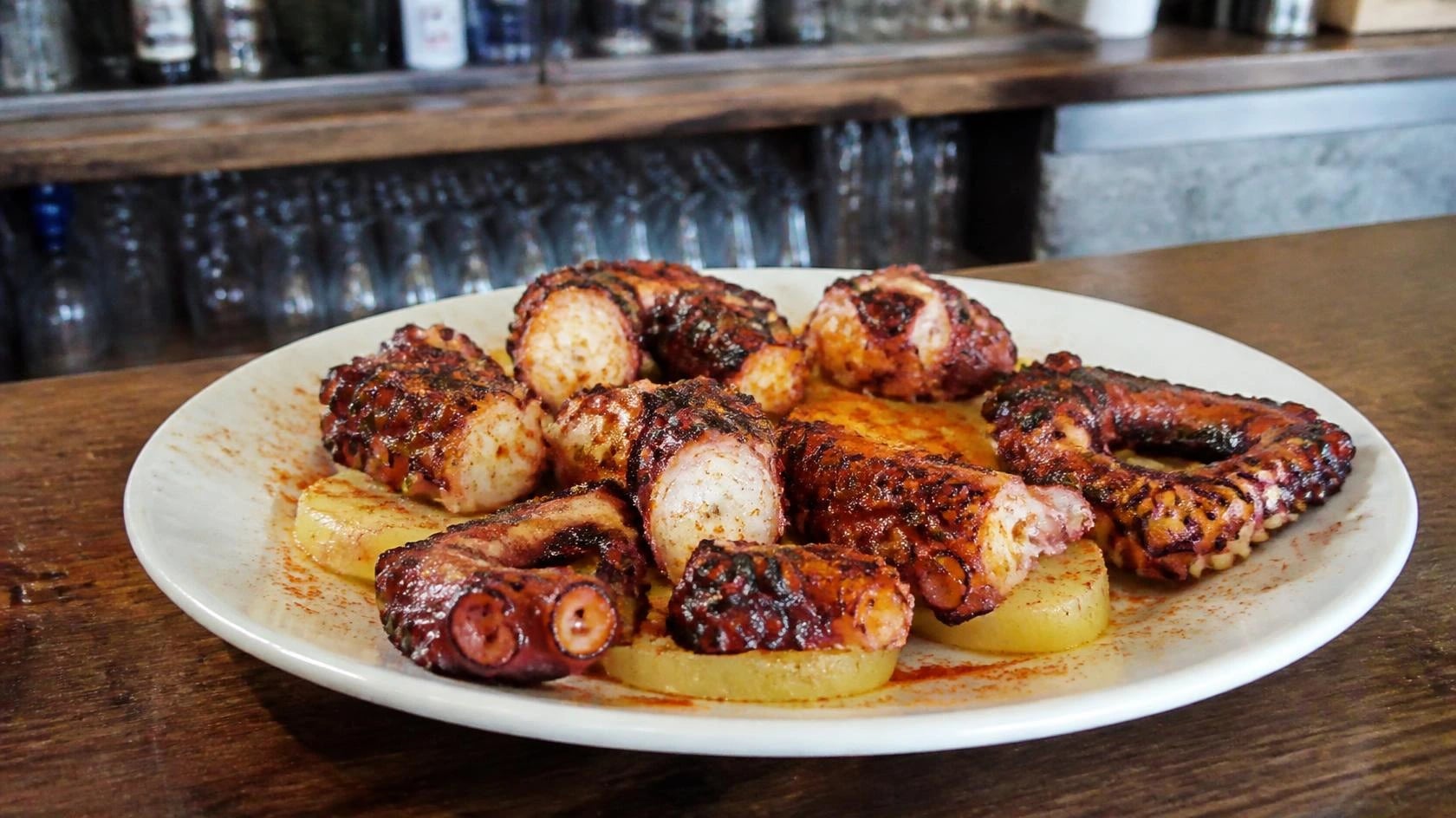 AI-made picture of Pulpo a la brasa